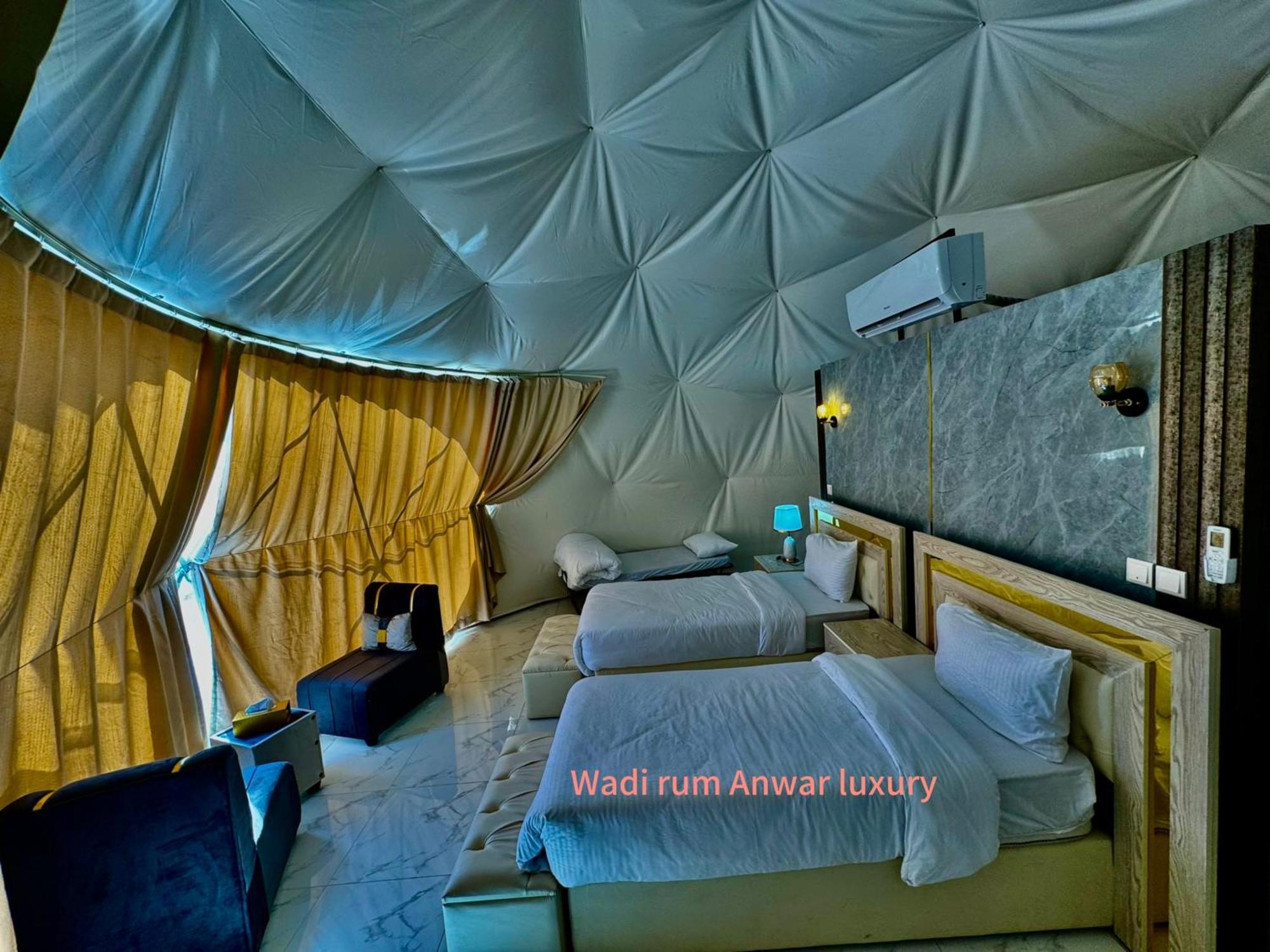 Wadi Rum Anwar Luxury Camp Esterno foto