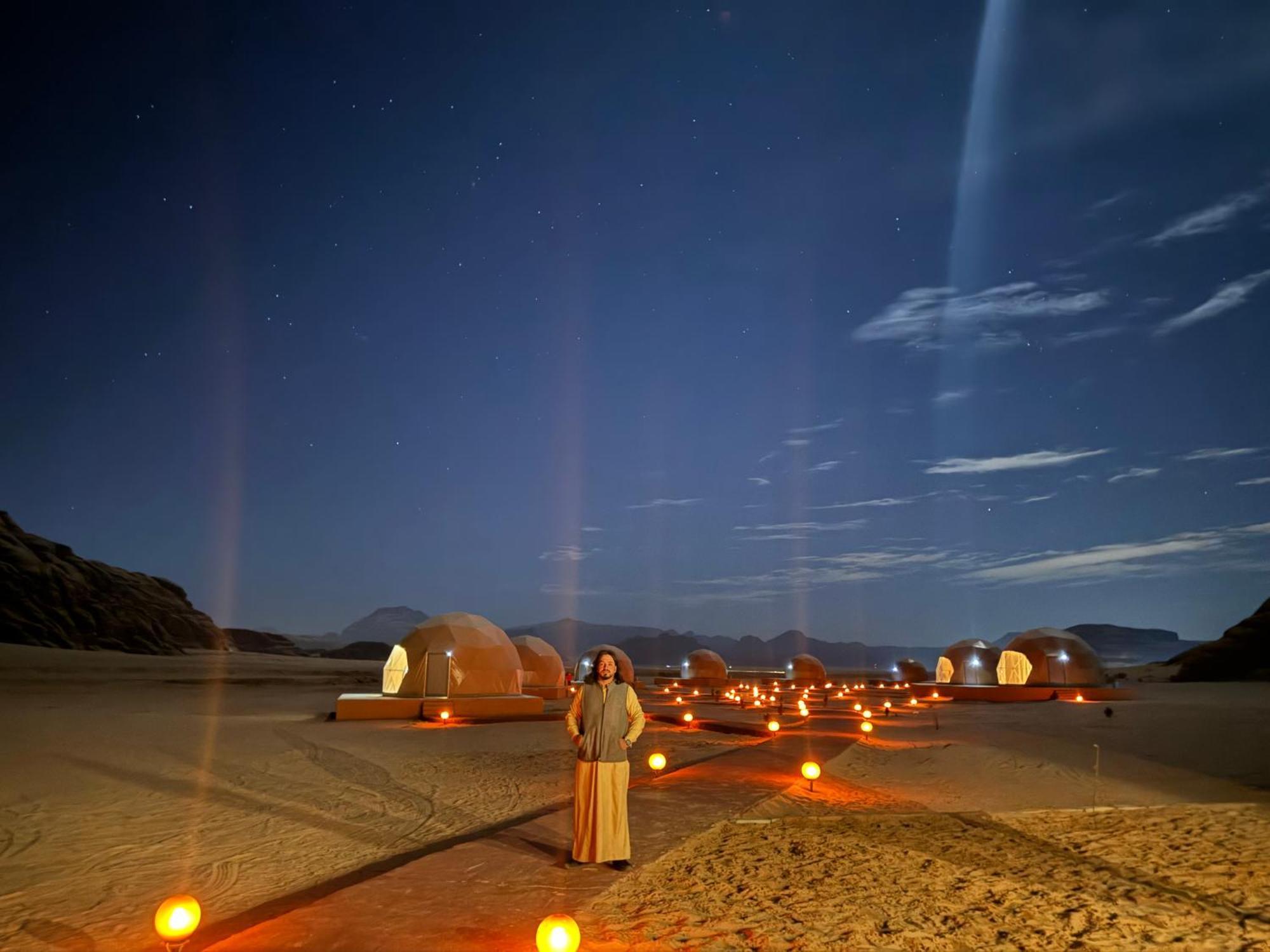 Wadi Rum Anwar Luxury Camp Esterno foto